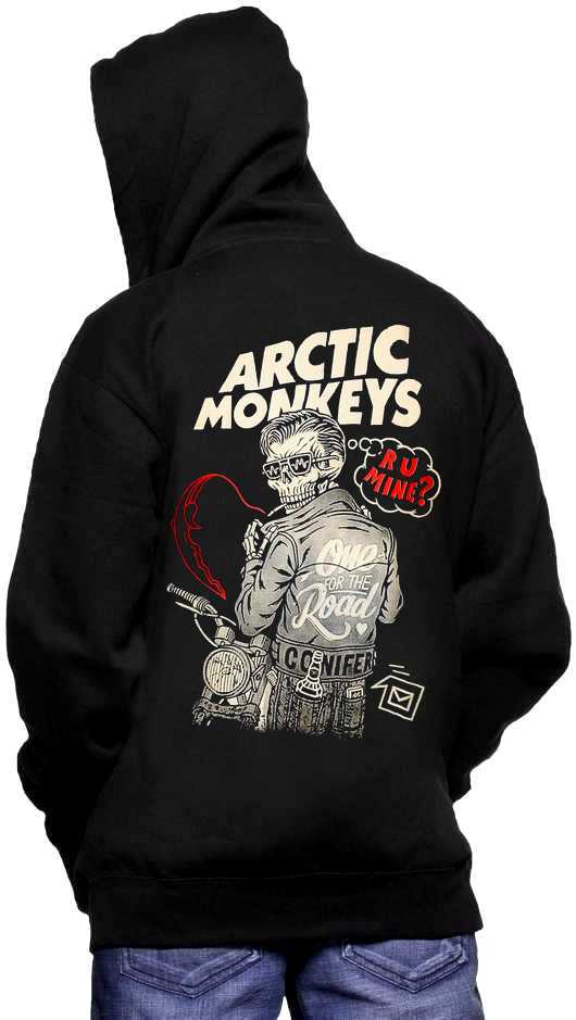 moletom arctic monkeys feminino