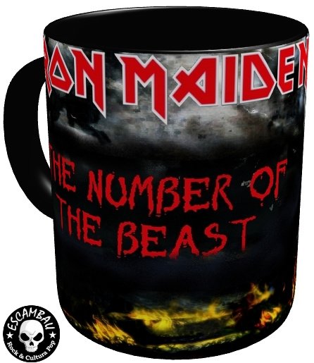 CANECA IRON MAIDEN THE NUMBER OF THE BEAST Imagem